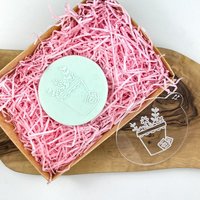 Mini Pflanztopf Keks Prägung, Vatertag Briefkasten Ideen, Kekse, Geschenkideen, Kekse von LissieLoves