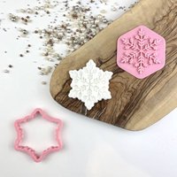 Mini Schneeflocken Ausstecher Und Stempel, Weihnachts Keks Ausstecher, Frohe Weihnachten Keksprägung, Keksstempel, Briefkasten Ideen von LissieLoves