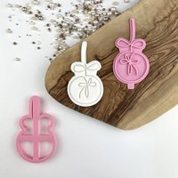 Moderne Christbaumkugel Ausstecher Und Stempel, Weihnachts Cookie Cutter, Merry Christmas Embosser, Briefkasten Ideen von LissieLoves