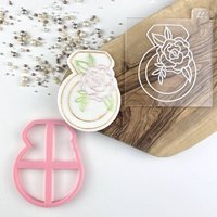 Ring Mit Blumen Ausstechform Und Prägung, Hen Party Cookie Stempel, Hochzeit Braut Briefkasten Ideen von LissieLoves