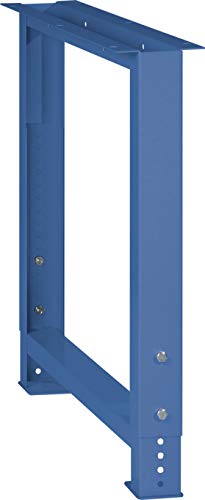 LISTA Werkbankfuß 80x725x700-1050mm RAL5012 Lichtblau - Höhenverstellbar von Lista