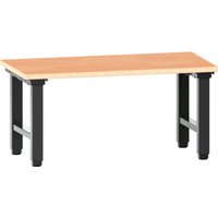Lista Arbeitstisch (BxTxH) 2000x750x715-1215mm Multiplex R7016 von Lista