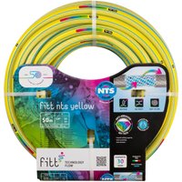 FITT NTS YELLOW 5/8" (15mm) 50m - Robuster und flexibler Gartenschlauch in gelber Farbe für eine intensive Nutzung, mit exklusiven Technologien FITT NTS YELLOW 5/8" (15mm) 50m - Robuster und flexibler Gartenschlauch in gelber Farbe für eine intensive Nutzung, mit exklusiven Technologien von FITT