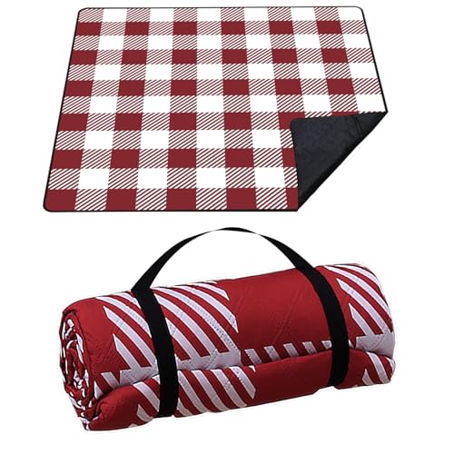 Lisveory Picknickdecke 200x200 cm, Picnic Blanket wasserdicht isoliert, XXL Outdoor Piknik Decke, Strand Camping, Kompakt Leicht zu Tragen Picnic Blanket, Mit Baumwolle Gepolstert, Machine Washable Lisveory Picknickdecke 200x200 cm, Picnic Blanket wasserdicht isoliert, XXL Outdoor Piknik Decke, Strand Camping, Kompakt Leicht zu Tragen Picnic Blanket, Mit Baumwolle Gepolstert, Machine Washable von Lisveory