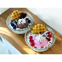 Eisbecher Kerze | Duftkerze Sommer von LitandLovelyCandles