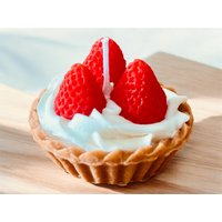 Obst Törtchen Kerze I Duftkerze Geburtstagskerze Geburtstagsgeschenk Muttertags Geschenk Kleine Aufmerksamkeit von LitandLovelyCandles