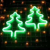 Dm Für Benutzerdefinierte Weihnachten Weihnachtsbaum Mini Neonlicht - Grünes Led-Schild Wandleuchte-Dekorationslampe Benutzerdefinierte von LitelyLights