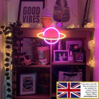 Dm Für Custom Planet Mini Neonlicht - Dimmer/Dimmbar Wandleuchte Dekoration Lampe Für Benutzerdefinierte Neon Schilder Business Home Events von LitelyLights