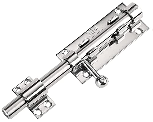 Litensh Türriegel für Schiebetore mit Loch für Vorhängeschloss, 304 Edelstahl Torriegel Schlossriegel Beidseitig Schieberiegel Türsicherheitsschloss, 14mm Durchmesser 230mm Litensh Türriegel für Schiebetore mit Loch für Vorhängeschloss, 304 Edelstahl Torriegel Schlossriegel Beidseitig Schieberiegel Türsicherheitsschloss, 14mm Durchmesser 230mm von Litensh