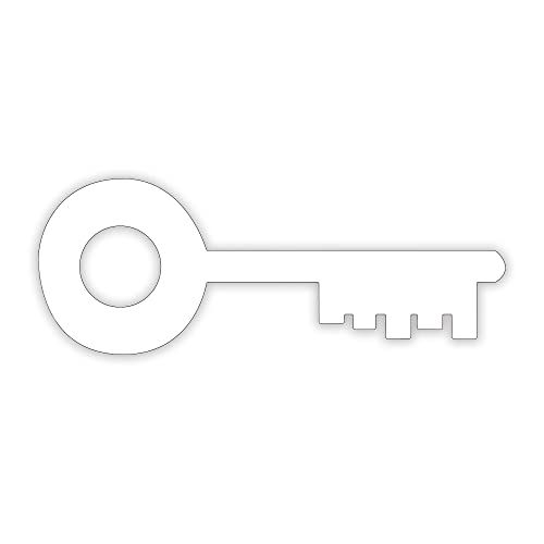 Übergabeschlüssel, symbolischer antiker Schlüssel, auf 3 mm Hohlkammerplatte, neutral von Litfax