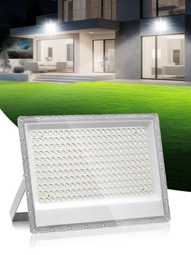 LED Strahler Außen 200W,20000LM Superhell Scheinwerfer,252 LEDs 6500K Kaltweiß Außenstrahler,IP66 Wasserdicht LED Fluter Flutlicht,Aussenstrahler für Garten Garage Flur Sportplatz LED Strahler Außen 200W,20000LM Superhell Scheinwerfer,252 LEDs 6500K Kaltweiß Außenstrahler,IP66 Wasserdicht LED Fluter Flutlicht,Aussenstrahler für Garten Garage Flur Sportplatz von Litglobe