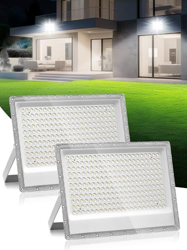 LED Strahler Außen 200W 2 Stück,20000LM Superhell Scheinwerfer,252 LEDs 6500K Kaltweiß Außenstrahler,IP66 Wasserdicht LED Fluter Flutlicht,Aussenstrahler für Garten Garage Flur Sportplatz LED Strahler Außen 200W 2 Stück,20000LM Superhell Scheinwerfer,252 LEDs 6500K Kaltweiß Außenstrahler,IP66 Wasserdicht LED Fluter Flutlicht,Aussenstrahler für Garten Garage Flur Sportplatz von Litglobe