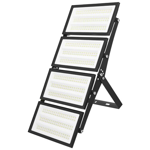 LED Strahler Außen 400W,Superhell 40000LM LED Scheinwerfer,6500K Kaltweiß LED Fluter Außen,IP66 Wasserdicht Flutlicht LED Aussenstrahler,LED Außenstrahler für Garten Garage Terrassen von Litglobe