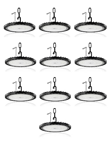 LED UFO Industrielampe,200W 20000LM Superhell Hallenstrahler LED,6000K Kaltweiß LED Hallenbeleuchtung,IP65 Wasserdicht LED High Bay Licht für Garage Fabrik Hallenbeleuchtung Werkstattbeleuchtung von Litglobe