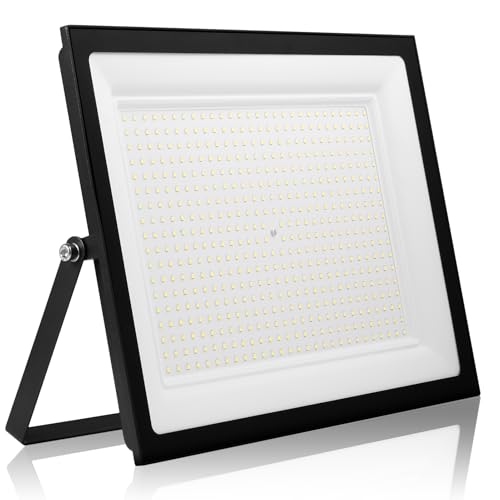 Litglobe 500W LED Strahler Außen, 6500K Kaltweiß, Superheller 50000LM Aussenstrahler, IP66 Wasserdicht Scheinwerfer für Garten, Hof, Sportplatz, Garage von Litglobe