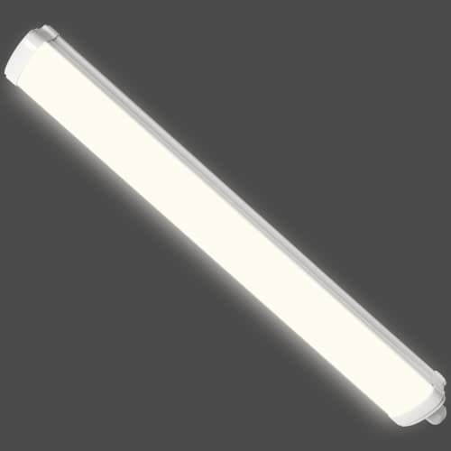 Litglobe Feuchtraumleuchte LED 120cm,40W 4000LM LED Röhre,6000K Kaltweiß LED Leuchtstoffröhre,IP65 Wasserdicht LED Kellerleuchte,LED Werkstatt Deckenleuchte für Garage Keller Büro Litglobe Feuchtraumleuchte LED 120cm,40W 4000LM LED Röhre,6000K Kaltweiß LED Leuchtstoffröhre,IP65 Wasserdicht LED Kellerleuchte,LED Werkstatt Deckenleuchte für Garage Keller Büro von Litglobe