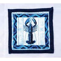 Glas Untersatz Im Maritimen Stil "Hummer" Marke Litha-Quilts von LithaQuilts