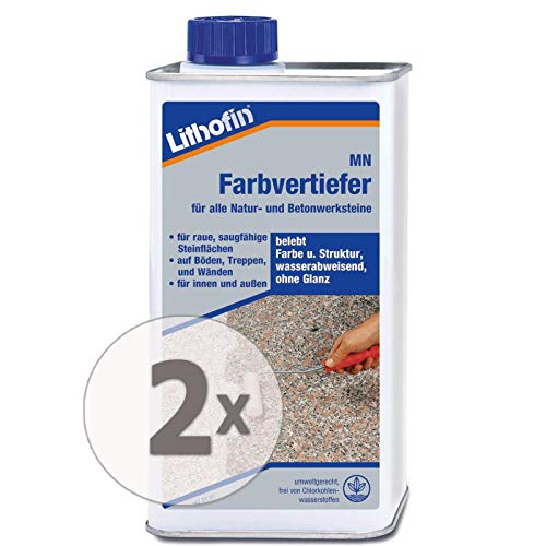 Lithofin MN Farbvertiefer 2 l - macht wasser & schmutzabweisend - lösemittelhaltig von Lithofin