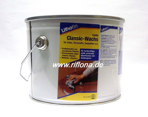LITHOFIN Cotto- CLASSIC-WACHS 5 Liter LITHOFIN Cotto- CLASSIC-WACHS 5 Liter von Lithofin