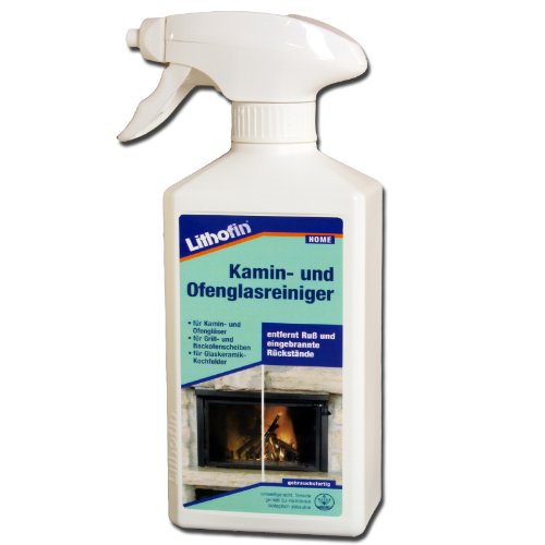 LITHOFIN HOME Kamin- und Ofenglasreiniger, 500ml von Lithofin