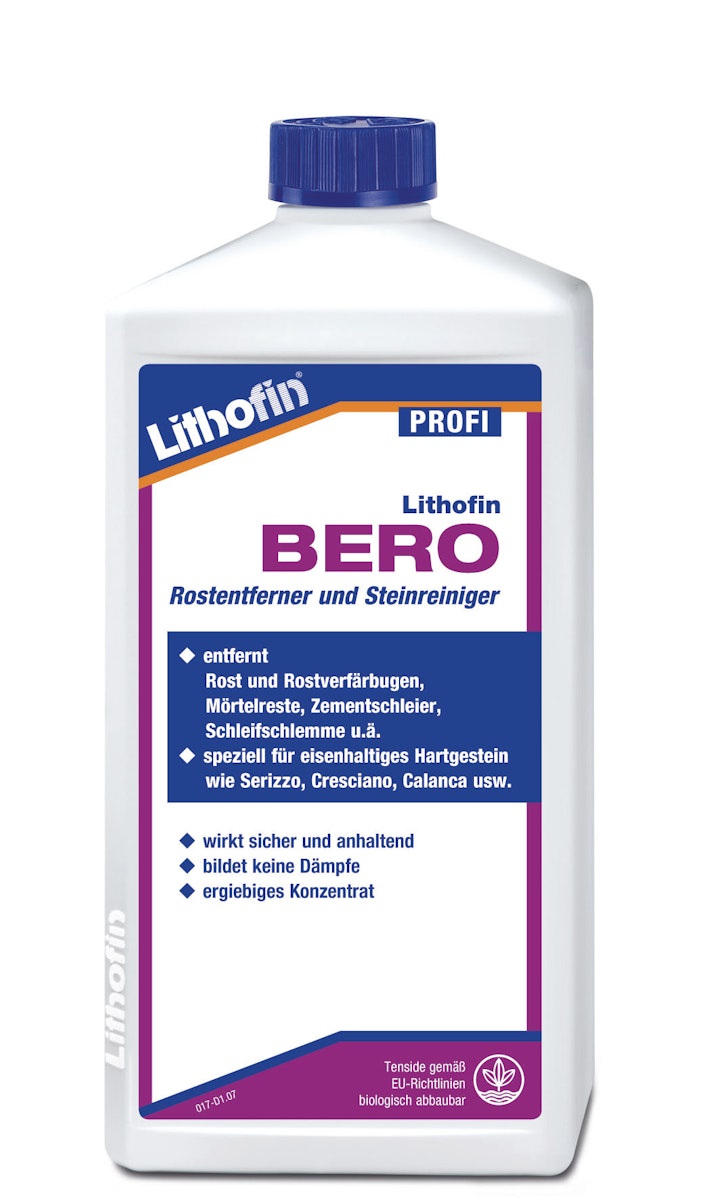 Lithofin BERO Rostentferner und Serrizzoreiniger 1 Liter von Lithofin