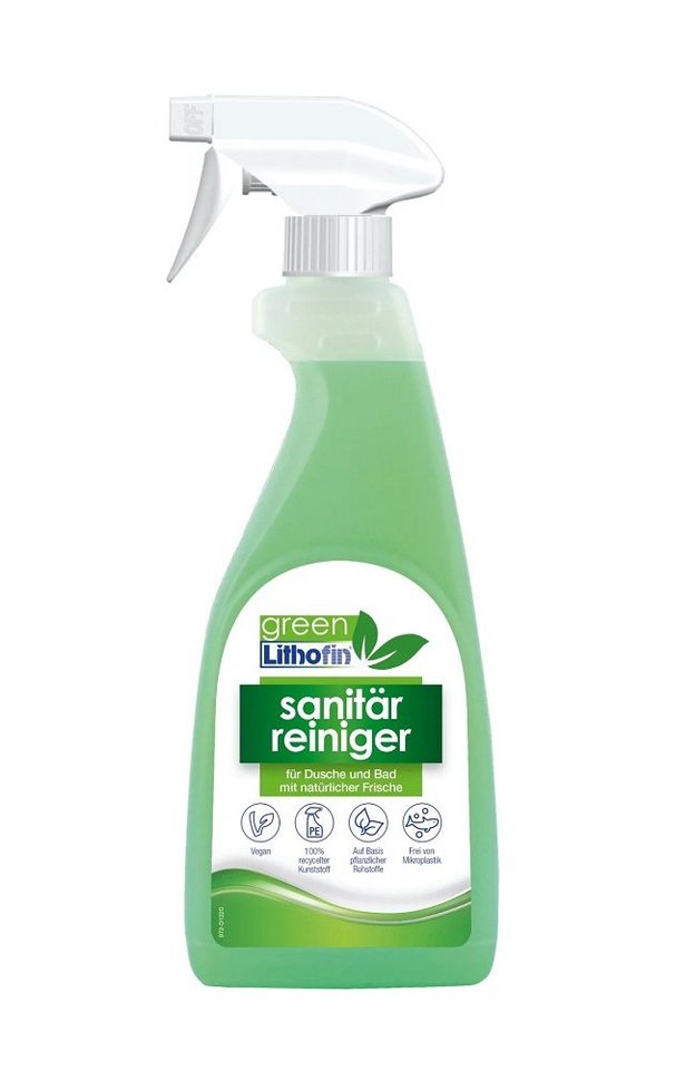 Lithofin Green by Lithofin Sanitärreiniger 500 ml Veganer Reiniger Bad/Dusche Sanitärreiniger von Lithofin