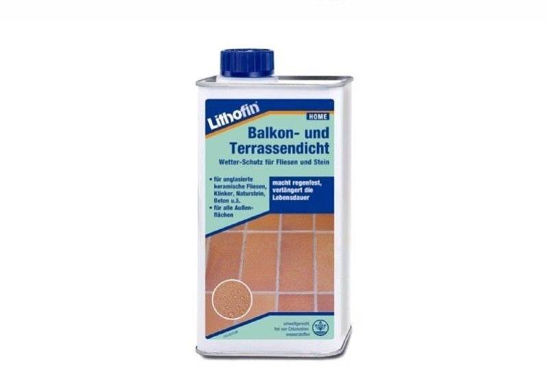 Lithofin Lithofin Balkon- und Terrassendicht 1 Liter Naturstein-Reiniger von Lithofin