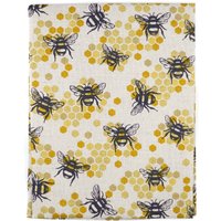 Leinen Bienen Geschirrtuch, Nachhaltiges Geschirrtuch Mit Bienenwabenmuster, Hand-/Gästetuch von LithuaniaDESIGN