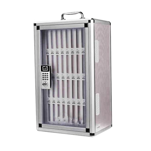 Handy-Sperrbox Intelligentes Passwortschloss, 36 Steckplätze Handy Safe Schule Handybox, Handy Aufbewahrungsschrank mit Griff und Kühllöchern, Litobnx von Litobnx