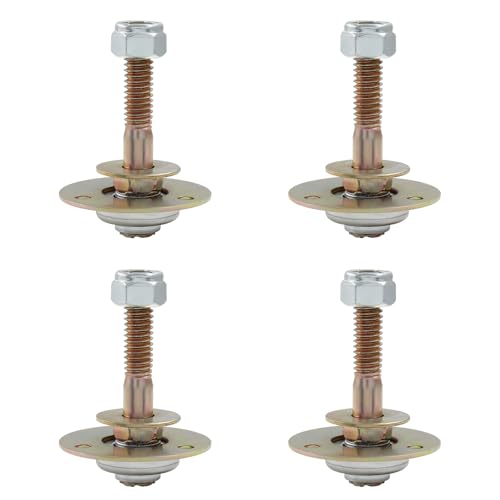 Litoexpe 8 Stück M8 x 55 mm Möbel-Schaukelstuhllager, Schaukelstuhl-Lager-Schrauben, Bolzen-Set, Verbindungsstück, Möbelverbindungszubehör von Litoexpe