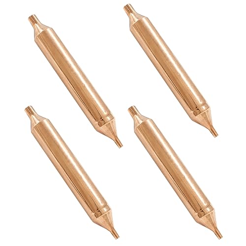 Litoexpe Kühlschrank-Filtertrockner, Kupfer-Filtertrockner für Kühlung, 3 mm und 6 mm Innendurchmesser, 4 Stück von Litoexpe