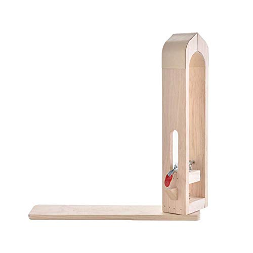 Leder Nähen Werkzeug Holz Halteclip Holz Leder Pony Lederwerkzeug Leder Handwerk Werkzeug Leder Naehen DIY Desktop Werkzeug für Nähen Nähen Lacing Behandlungen Handwerk (Leder) von Litthing