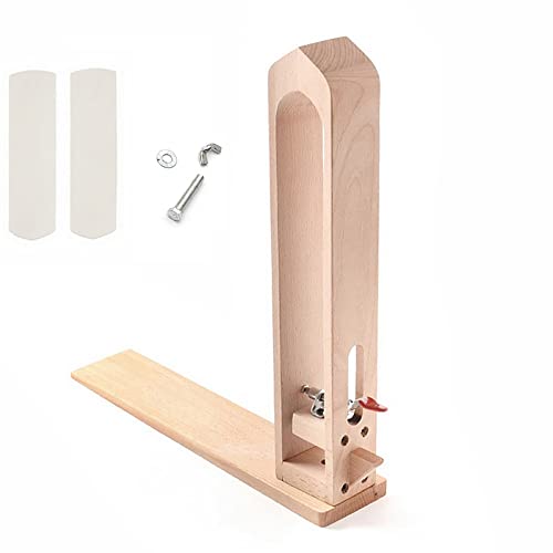 Leder Nähen Werkzeug Holz Halteclip Holz Leder Pony Lederwerkzeug Leder Handwerk Werkzeug Leder Naehen DIY Desktop Werkzeug für Nähen Nähen Lacing Behandlungen Handwerk (Selbstklebendes Leder) von Litthing