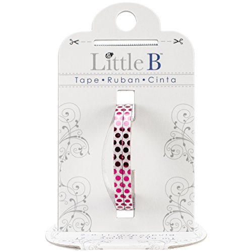 Little B 100399 Dekoratives Folienband, rosa gepunktet von Little B