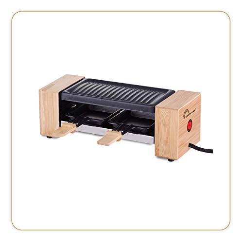 LITTLE BALANCE 8387 Wood for 2 Raclette, Bambus, Holz von LITTLE BALANCE