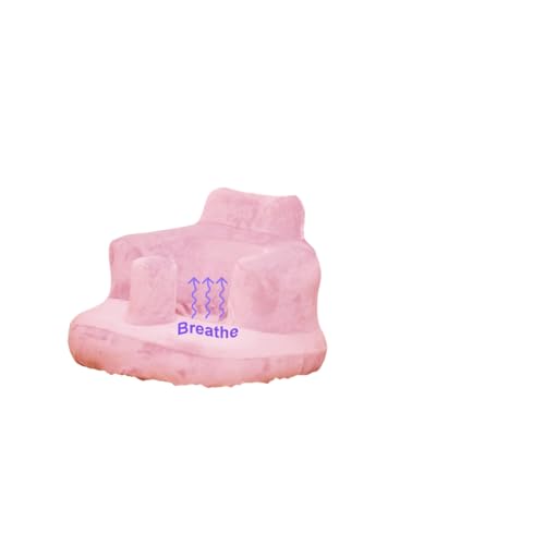 Aufblasbares Baby-Sofa mit Plüschbezug für Babys im Alter von 4–24 Monaten, integrierte Luftpumpe, Rückenstütze für Kleinkinder, Sofa zum Aufsetzen, Baby-Innensitz, Bodensitz, Geschenke (rosa Aufblasbares Baby-Sofa mit Plüschbezug für Babys im Alter von 4–24 Monaten, integrierte Luftpumpe, Rückenstütze für Kleinkinder, Sofa zum Aufsetzen, Baby-Innensitz, Bodensitz, Geschenke (rosa von Little Bean