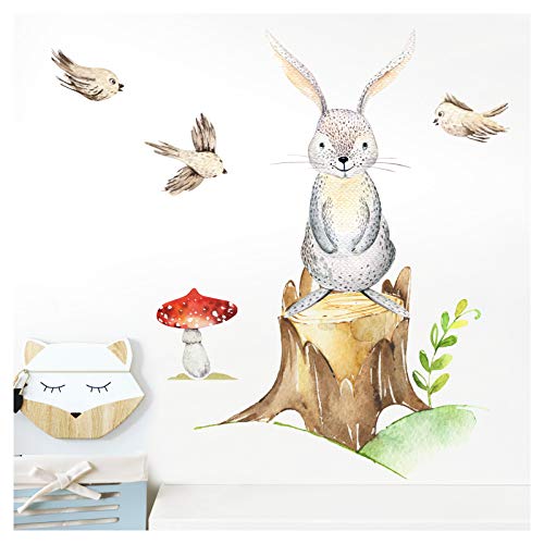Little Deco Hase Vogel Pilz und Baumstumpf DL212-2 von Little Deco