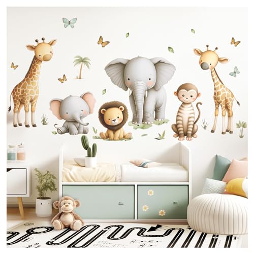 Little Deco Wandtattoo Safaritiere Elefant Giraffe DL5038 L Little Deco Wandtattoo Safaritiere Elefant Giraffe DL5038 L von Little Deco