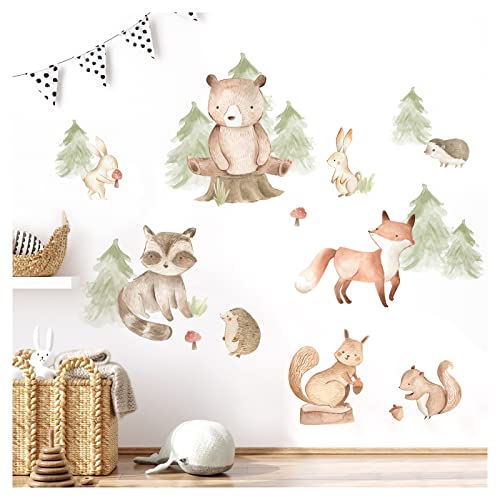 Little Deco Wandsticker Waldtiere Wandtattoo Kinderzimmer Bär Fuchs Hase Babyzimmer Wandaufkleber Wanddeko DL844-2 Little Deco Wandsticker Waldtiere Wandtattoo Kinderzimmer Bär Fuchs Hase Babyzimmer Wandaufkleber Wanddeko DL844-2 von Little Deco
