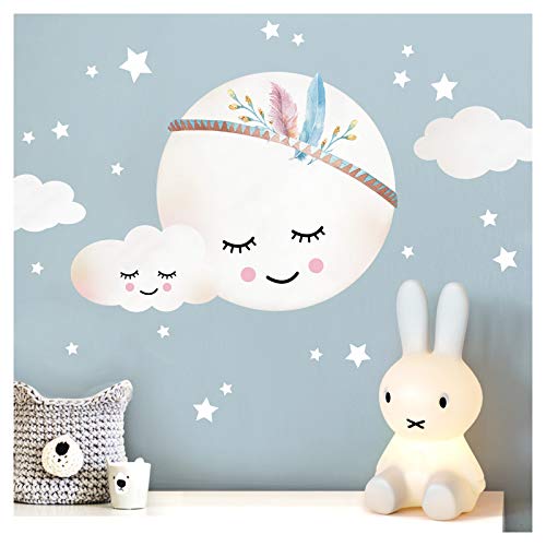Little Deco Wandtattoo Wolken Mond & Sterne DL263 Little Deco Wandtattoo Wolken Mond & Sterne DL263 von Little Deco
