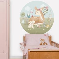 LITTLE DUTCH Wandtattoo "Wandsticker XL Fairy Garden (100x100cm)" von Little Dutch