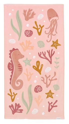 Little Dutch 125841 Handtuch/Strandhandtuch - Ocean Dreams rosa (60x120 cm) von Little Dutch