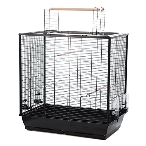 Little Friends Waldorf Vogelkäfig mit Öffnung Oben, 78 x 48 x 81,5 cm, schwarz Little Friends Waldorf Vogelkäfig mit Öffnung Oben, 78 x 48 x 81,5 cm, schwarz von Little Friends