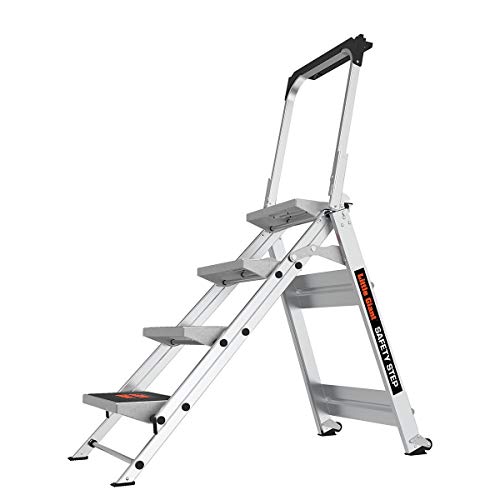 Little Giant Ladder Systems 10410BA Safety Step Ladder Four Step with Bar, 2 x 11-Inch by Little Giant Ladder Systems von Little Giant