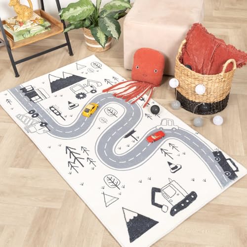Little Olly Spielteppich Auto - Dex Road Schwarz - Modern - Kinderzimmer - Jungen - Mädchen - Carpet Little Olly Spielteppich Auto - Dex Road Schwarz - Modern - Kinderzimmer - Jungen - Mädchen - Carpet von Little Olly