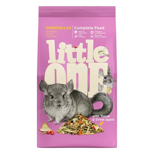 Little One Alleinfutter für Chinchillas | 2,3 kg | Speziell für die Ernährungsanforderungen von Chinchillas | Zur Deckung des Nährstoffbedarfs | Mit wichtigen Eiweißen & Vitaminen von Little One