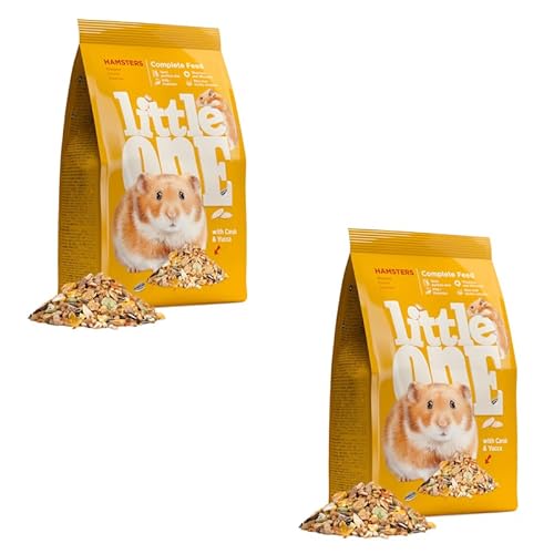 Little One Alleinfutter für Hamster | Doppelpack | 2 x 900 g | Ausgewogene Zusammensetzung | Aus Weizen, rote Hirse, Gerste, Maisflocken, Kürbiskernen und vielem mehr Little One Alleinfutter für Hamster | Doppelpack | 2 x 900 g | Ausgewogene Zusammensetzung | Aus Weizen, rote Hirse, Gerste, Maisflocken, Kürbiskernen und vielem mehr von Little One