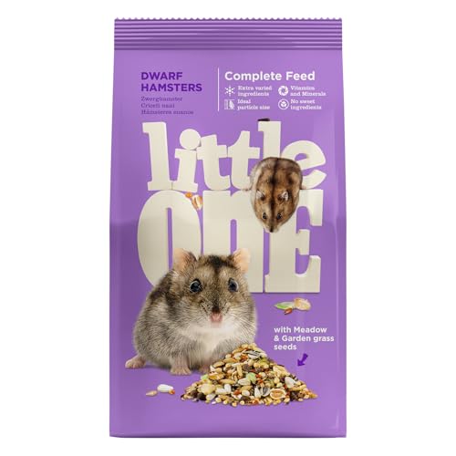 Little One Alleinfutter für Zwerghamster | 400 g | Speziell für die Ernährungsanforderungen von Zwerghamstern | Zur Deckung des Nährstoffbedarfs | Mit wichtigen Vitaminen von Little One