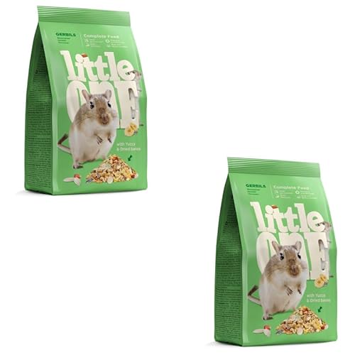 Little One Gerbils | Doppelpack | 2 x 400 g | Alleinfutter für Rennmäuse | Kann den vollen Bedarf an Eiweißstoffen, Fetten, Kohlenhydraten, Mineralstoffen und Vitaminen Decken Little One Gerbils | Doppelpack | 2 x 400 g | Alleinfutter für Rennmäuse | Kann den vollen Bedarf an Eiweißstoffen, Fetten, Kohlenhydraten, Mineralstoffen und Vitaminen Decken von Little One