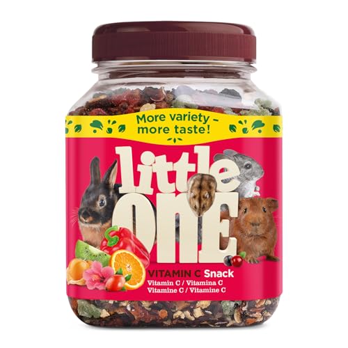 Little One Vitamin C Snack | 160 g | Ergänzungsfuttermittel für Nagetiere und Zwergkaninchen | Besteht aus Einer Beeren-, Früchte- und Gemüsemischung | Enthält Vitamin C Little One Vitamin C Snack | 160 g | Ergänzungsfuttermittel für Nagetiere und Zwergkaninchen | Besteht aus Einer Beeren-, Früchte- und Gemüsemischung | Enthält Vitamin C von Little One